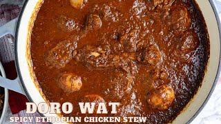 Doro Wat  Ethiopian Spicy Chicken Stew [upl. by Yared]