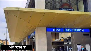 London Underground Northern Line Journey  Nine Elms to Kennington [upl. by Herwig]