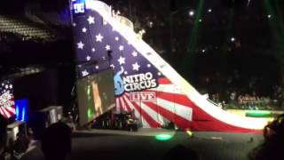 Aaron Wheelz Fotheringham wheelchair frontflip  Nitro Circus Live Belgium [upl. by Malcah]