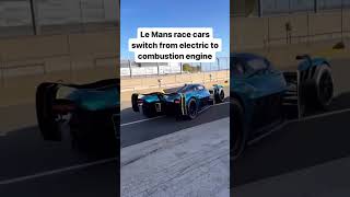 Le Mans race cars switching from electric to combustion engine automobile shorts [upl. by Lyman]