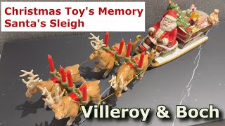 Villeroy amp Boch Christmas Toys Memory Santas Sleigh Santas Schlitten  UNBOXING amp REVIEW [upl. by Doscher]