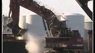 Liebherr P996 monster dredge in high winds [upl. by Silvers]