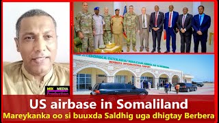 US airbase in Berbera  Republic of Somaliland Marekanka oo Degay Berbera Airport [upl. by Krantz427]