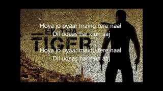 Ek tha tigerPyar Hoya LYRICS [upl. by Paolina]