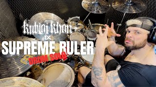 Ninja plays Kublai Khan  SUPREME RULER with most legendary DRUM SOLO of all time omg must watch [upl. by Dita]