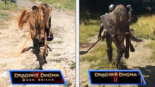 Dragons Dogma 1 vs Dragons Dogma 2  Graphics Animations amp Details  Final Comparison [upl. by Strait47]