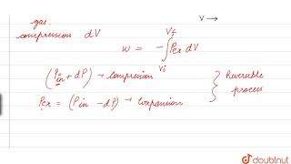 WORK DONE IN ISOTHERMAL REVERSIBLE PROCESS [upl. by Adirem860]