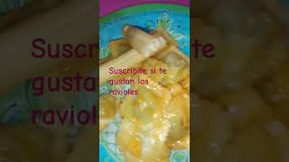 ravioles con salsa suscribete [upl. by Assena]