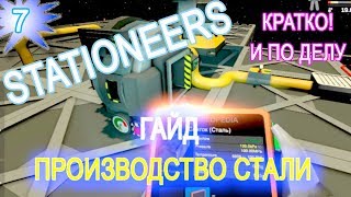 Stationeers обзор game ГАЙД 7 ПРОИЗВОДСТВО СТАЛИ ПЕЧЬ [upl. by Odlanor]