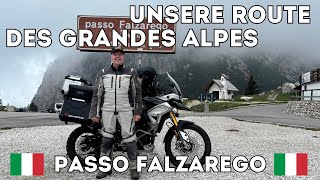 Unsere Route des Grandes Alpes  Passo Falzarego  Teil 1 [upl. by Topping]