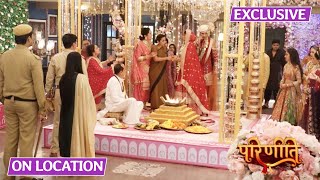 Parineetii  On Location  Shaadi Ke Mandap Se Neeti Ko Police Ne Kiya Arrest [upl. by Newcomb]