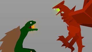 Gamera vs Gyaos animation [upl. by Gunther]