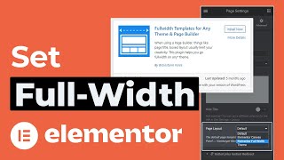 Fix Elementor Fullwidth Not Working  Make Elementor Fullwidth 2024 [upl. by Egidius]