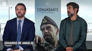 COMANDANTE  Venezia 80  Intervista a Edoardo De Angelis e Pierfrancesco Favino [upl. by Nodanrb]