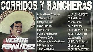 Top 30 Canciones Rancheras de Vicente Fernández Que Te Harán Llorar  Rancheras Mexicanas 2024 [upl. by Ardnasela586]