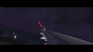 Anhedral Airways Airbus A321200 Takeoff from Harden  Crosswind Landing at Anhedral Real Sound [upl. by Assirat]