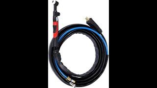 TIG Welding Torch WP17FV Flexible 13 Feet Air Cooled with 10253550 Plug Valve 004quot18quot Tungsten [upl. by Nanerb564]