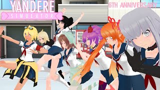 MMD Yandere Simulator  60 FPS  Rivals vines compilation 6th Anniversary Special [upl. by Augustine]