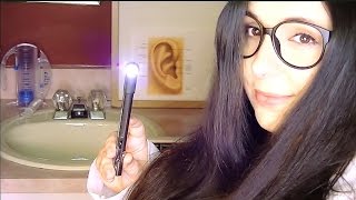 ASMR Binaural Ear Examination Role Play Doctor Feather will see you now [upl. by Menken755]