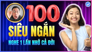 Tổng hợp 100 câu Luyện Nghe Tiếng Anh CHẬM RÃI bắt buộc PHẢI THUỘC LÒNG để bắn tiếng Anh như gió [upl. by Narra]