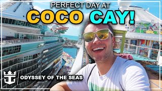 Perfect Day at Coco Cay Aboard Odyssey of the Seas  A Full Day of Fun in the Sun  Ep 3 [upl. by Einalam]