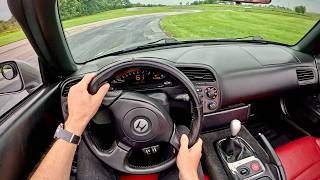 2001 Honda S2000  POV Track Day Grattan Raceway [upl. by Nahguav888]