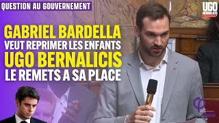 Gabriel Bardella veut réprimer les enfants Ugo Bernalicis le remets à sa place  QAG [upl. by Yehudit]