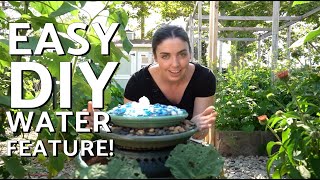 Make This EASY FAST DIY Water Feature for Local Wildlife [upl. by Hamal972]