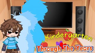 Kindergarten reacts to kids Aus Through the years My Au  Not Bad apple [upl. by Vandervelde]