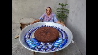 GIANT OREO CAKE RECIPE Prepared By My GRANNY  Oreo Biscuit cake  asmr video  veg village food [upl. by Kitchen627]