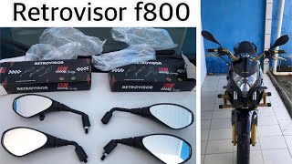 Qual melhor retrovisor modelo f800 Hastes curta ou longa 3190 na Shopee [upl. by Nalliuq]