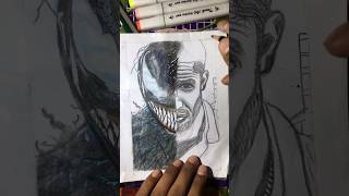 Venom art Artist video😱🥰 art artist viral shortvideo venom [upl. by Fritz911]