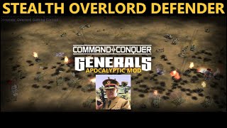 OVERLORD DEFENCE TANK Command amp Conquer TM Generals Zero Hour 2023 Apocalyptic mod [upl. by Trotta661]