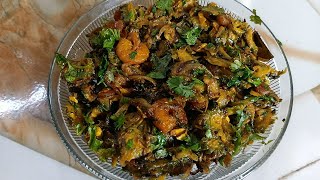 Karela Jhinga Recipe reshmamalik4953 cookingathome yummy delicious dinner cook healthyfood [upl. by Naveb]