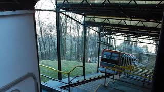 Standseilbahn Funicolare Monte San Salvatore Lugano Paradiso Tessin Schweiz [upl. by Gene]