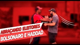 PEGADINHA  ABRAÃ‡ANDO ELEITORES DO BOLSONARO E HADDAD DESAFIO 28 [upl. by Eitsyrc]