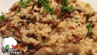 RISOTTO AI FUNGHI PORCINI una video ricetta da leccarsi i baffi  FoodVlogger [upl. by Akienahs]