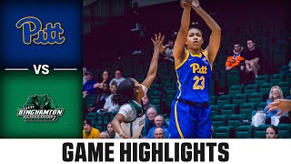 Pitt vs Binghamton Game Highlights  202425 ACC Womens Basketball [upl. by Issy]