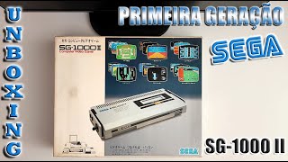 SG1000 II  O PRIMEIRO VIDEOGAME DA SEGA Precursor do Master System  Unboxing [upl. by Nnaoj893]