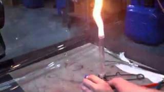 Glass Bunsen burner [upl. by Yednarb]