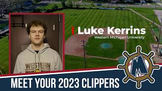 Meet the 2023 Muskegon Clippers  Luke Kerrins [upl. by Livia664]