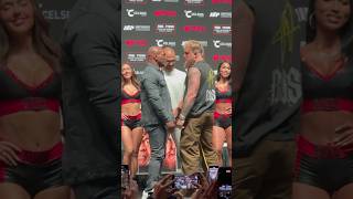 MIke Tyson DIALED IN Final Face Off Jake Paul 🥊 [upl. by Khalil]