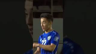 Shimoliy Koreya vs Oʻzbekiston Abbosbek Fayzullayev goʻl 44 daqiqada shorts youtubeshorts [upl. by Oni]