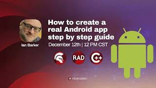 How to create a real Android app step by step guide  Ian Barker [upl. by Afnin]