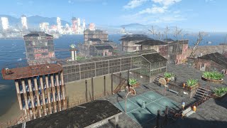 Fallout 4  SPECTACLE ISLAND  Settlement build tour  NO MODS [upl. by Arotak]