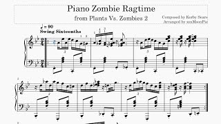 Piano Zombie Theme From Plants Vs Zombies 2 [upl. by Acireed]