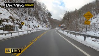 Snowy Winter Drive to Hunter Mountain Ski Resort  Catskills NY [upl. by Mahmoud633]