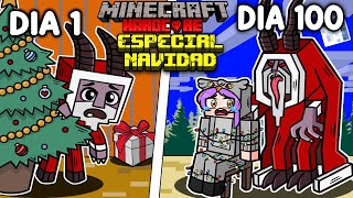 ❄️👹Sobreviví 100 DÍAS en un APOCALIPSIS del KRAMPUS en Minecraft HARDCORE [upl. by Ecnarolf]