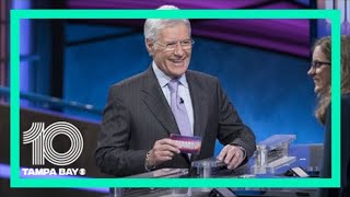 We love you Alex Alex Trebek gets emotional over Jeopardy contestants answer [upl. by Domph]