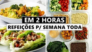 PREPARO DE CARDÁPIO VEGANO SAUDÁVEL parte 1 pdf para imprimir  lista de compras [upl. by Alleirbag]